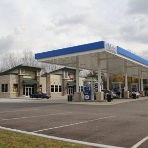 Save Time Convenience Store and Mobil station in Clarklake, Michigan