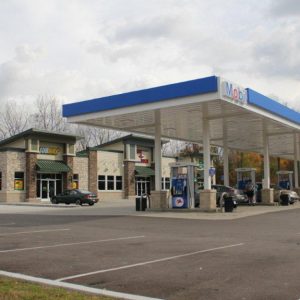Save Time Mobil Gas Station in Clarklake, Michigan