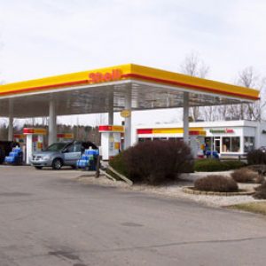 Walter Dimmick Shell Petroleum installed by RW Mercer Co in Jackson, Michigan