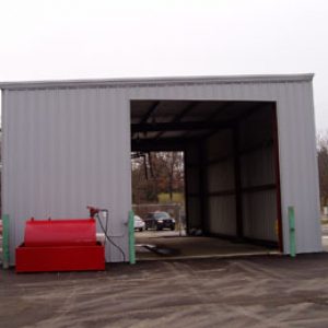 Storage bin at Avery Oil Bulk Plan in Jackson, Michigan