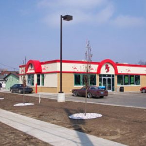 Ps Foodmart and Citgo gas station in Hillsdale, Michigan