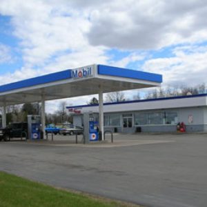 Mobil station in Jackson, Michigan