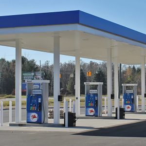 Mobil Gas Station in Omer, Michigan