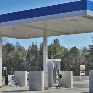 Mobil Gas Station in Omer, Michigan